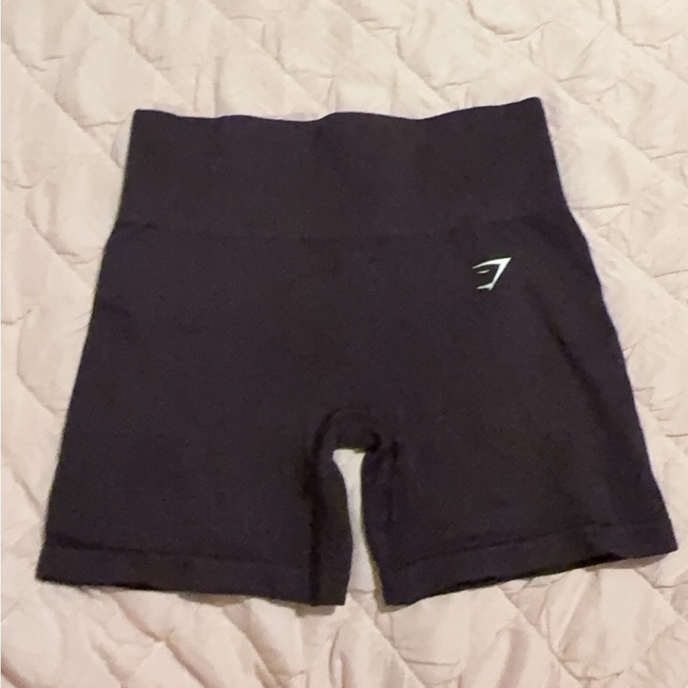 Gymshark Women's Black High-Waisted Shorts